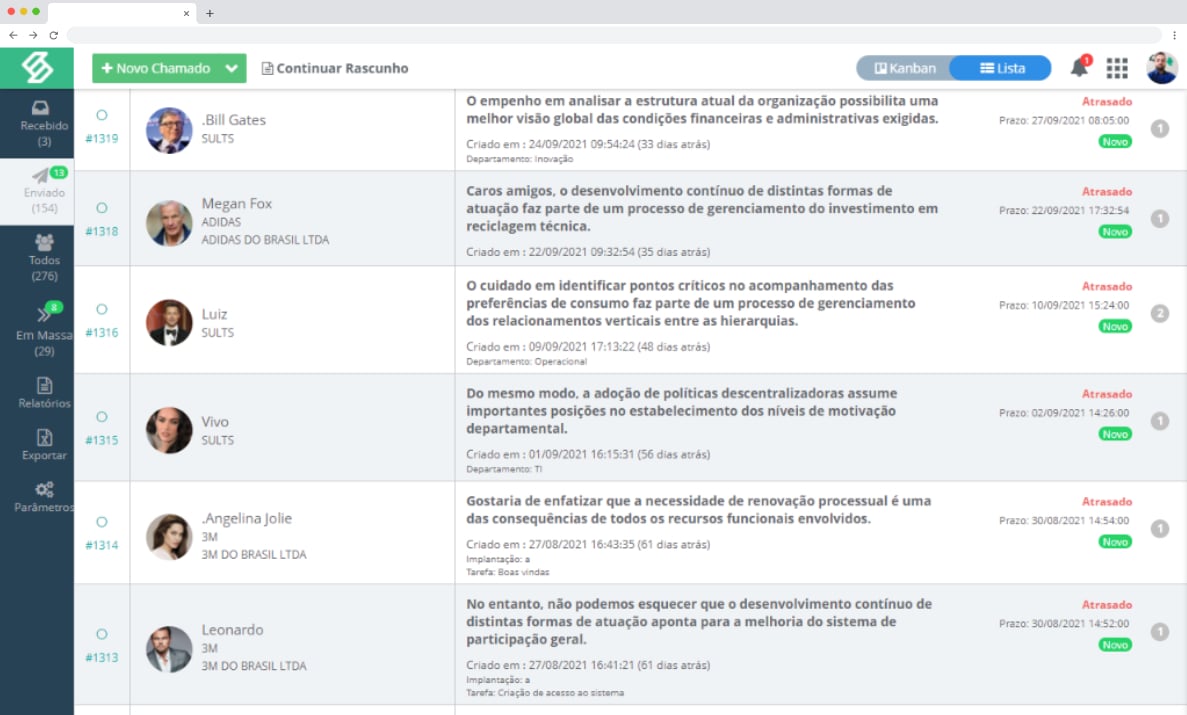 SULTS para franquias