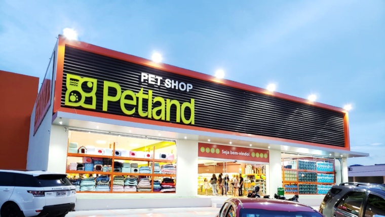 Fachada de uma loja da Petland