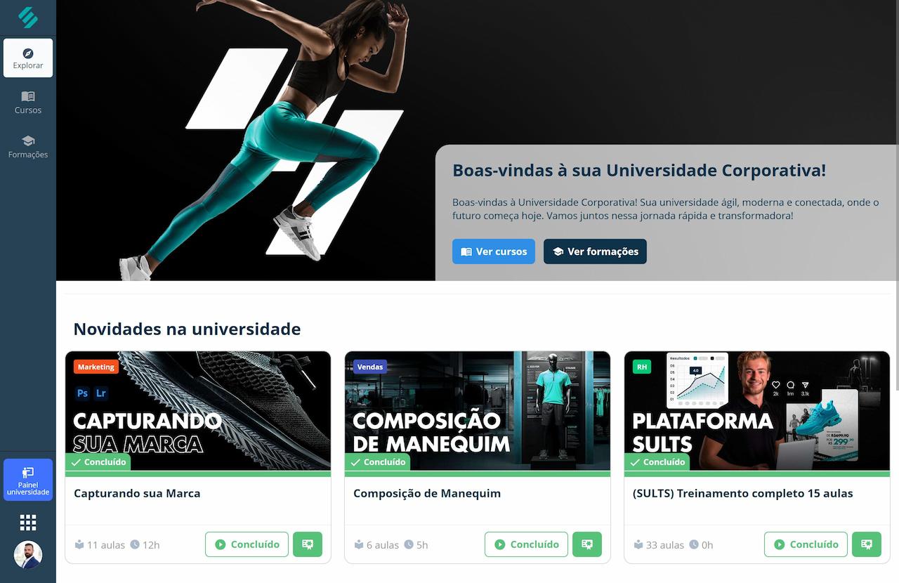 Sistema de gestão empresarial integrado com +25 módulos