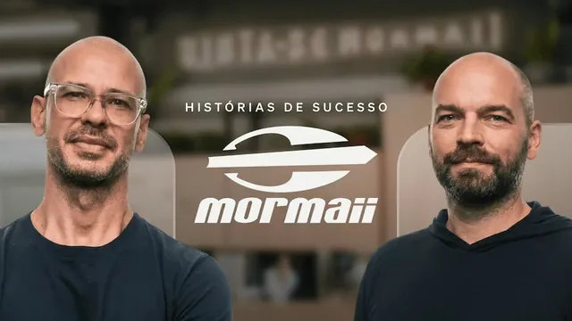 Enrico Ferrari e William Melilli, da Mormaii Fitness, na capa do case em vídeo
