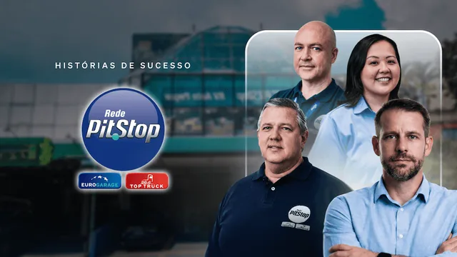 Paulo Braz e a equipe de liderança da Rede PitStop na capa do case em vídeo